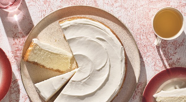 كعكة جبنة ليمونية