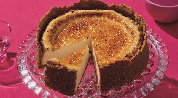 كعكة جبنة كريم بروليه