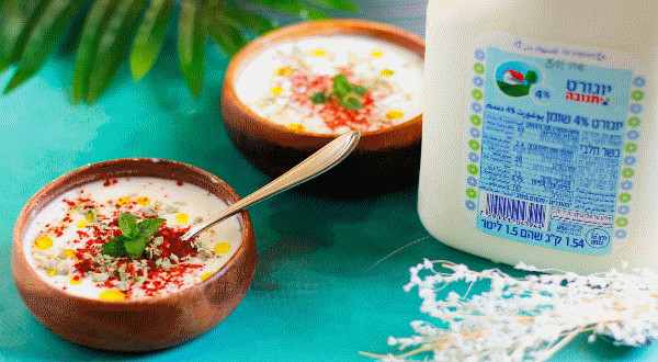 شوربة يوغورت تركية مع الأرز