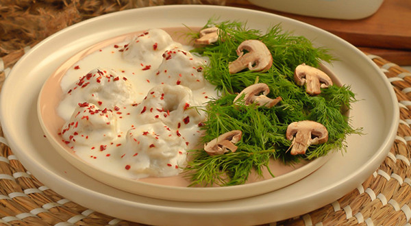 شيشبرك الفطر مع اليوغورت %8