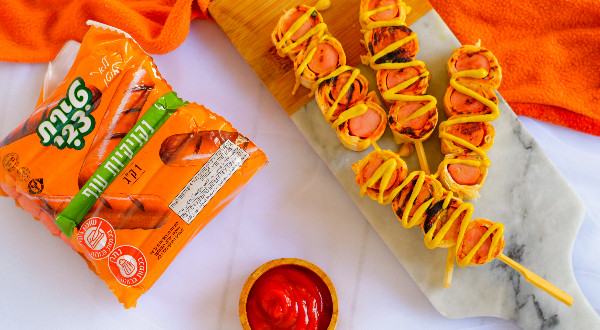 أسياخ نقانق دجاج 