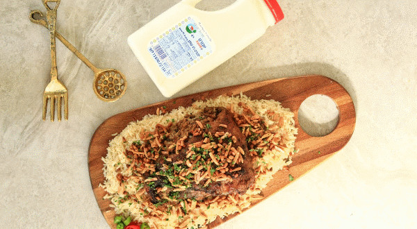 رقبة خروف محشية مع يوغورت