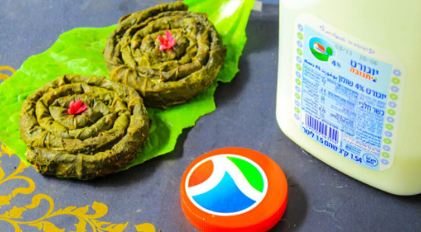 حلزونات ورق دوالي/ عنب محشو باللحمة